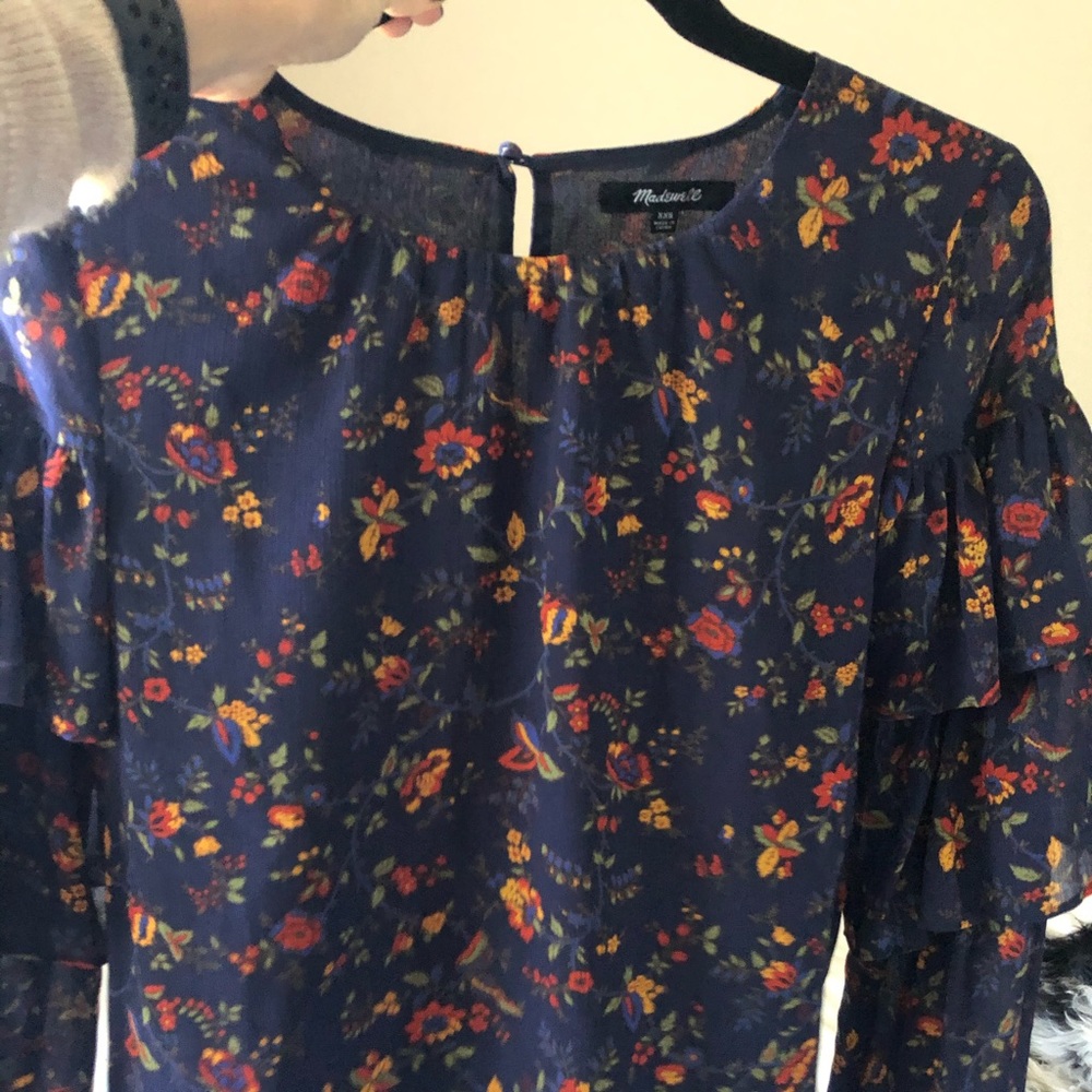 Madewell Long sleeve blouse